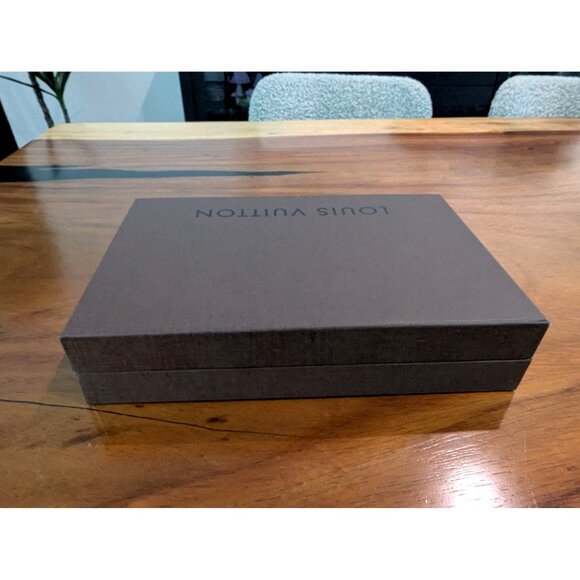 Louis Vuitton Brown Gift Box With Ribbon & Tissue Paper 12x8x2.5 - Picture 10 of 16